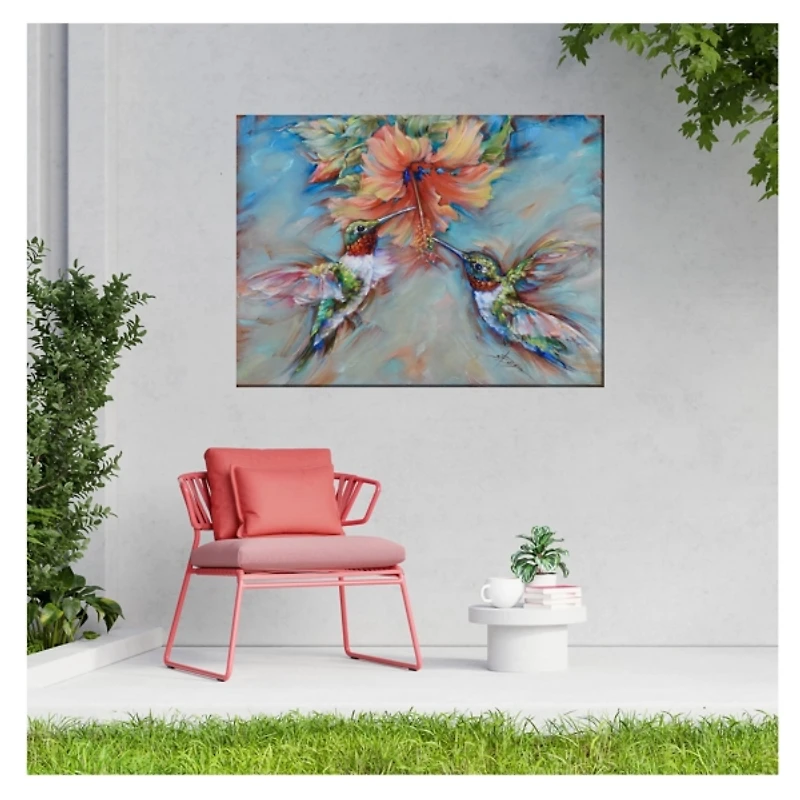 Sweet Harmony Outdoor Canvas Art Print