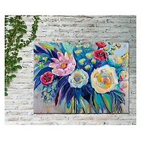Floral Array Outdoor Canvas Art Print