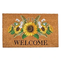 Welcome Sunflower Mix Doormat
