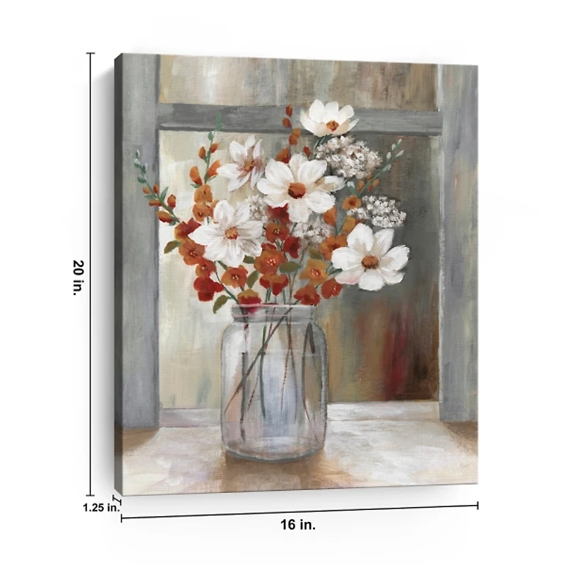 Autumn Spray Canvas Art Print