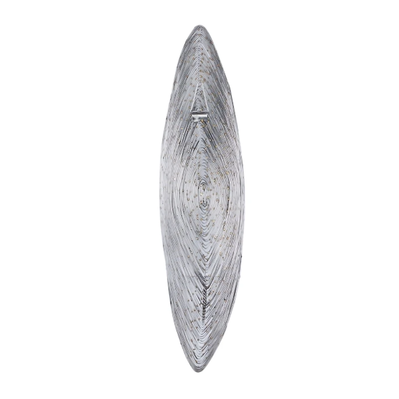 Adrienne Silver Steel Spiral Sconce