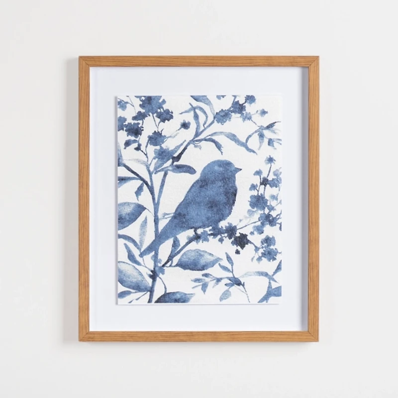 Bluebird on Branch I Framed Art Print