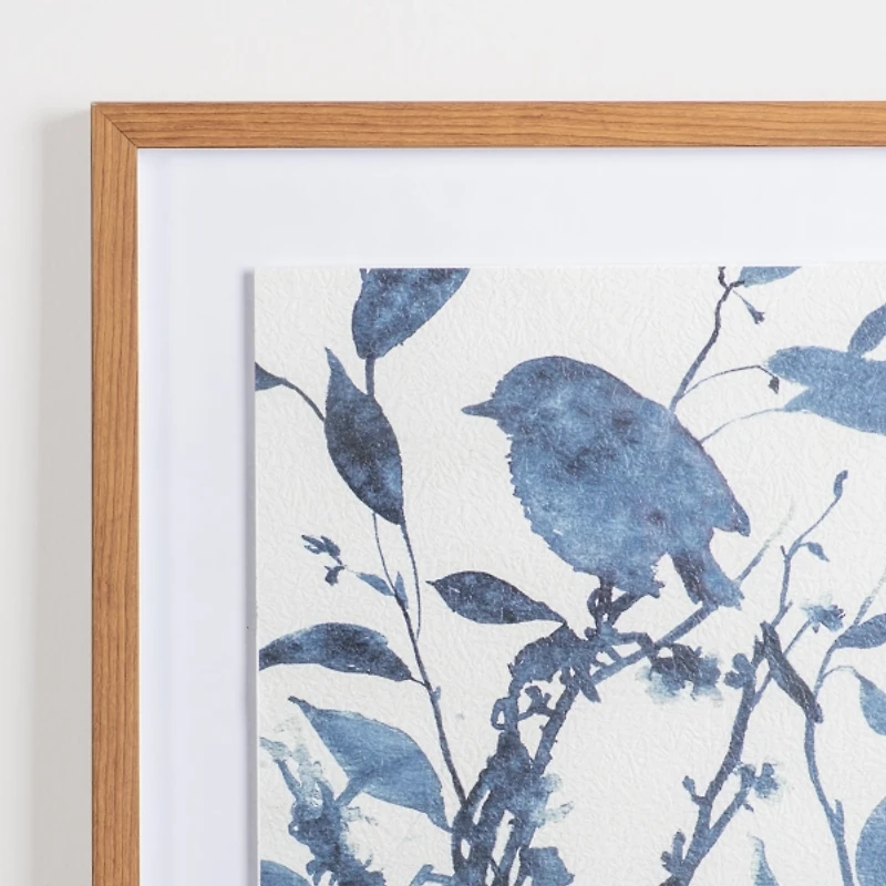 Bluebird on Branch II Framed Art Print