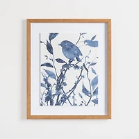 Bluebird on Branch II Framed Art Print