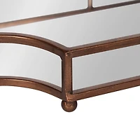 Bronze Scalloped Reflective Tray