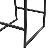 Faux Leather Armless Counter Stool