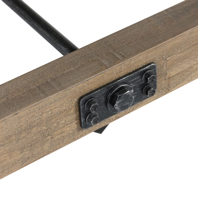 Reclaimed Wood Industrial Dining Bench