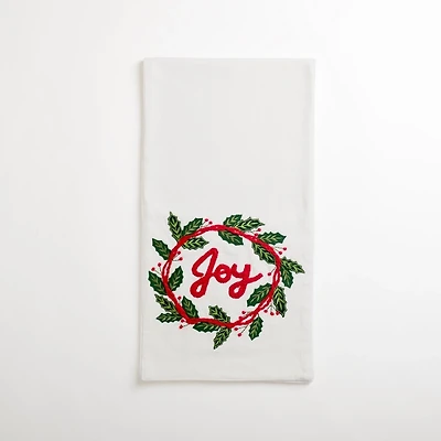 Embroidered Joy Table Runner, 90 in.