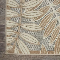 Natural Botanical Outdoor Area Rug, 6x9