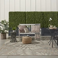 Natural Botanical Outdoor Area Rug, 6x9