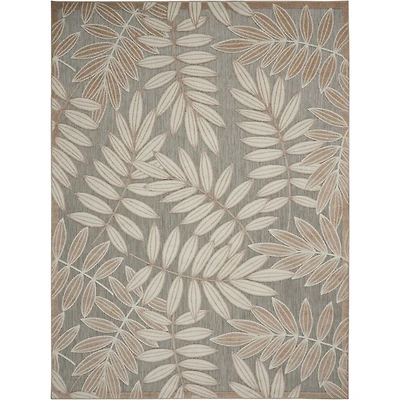 Natural Botanical Outdoor Area Rug, 6x9