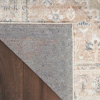 Sage Distressed Medallion Washable Area Rug, 5x7