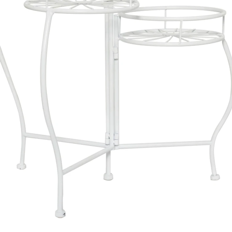 Metal Starburst 3-Tier Plant Stand