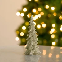 Champagne Glitter Christmas Tree, 9 in.