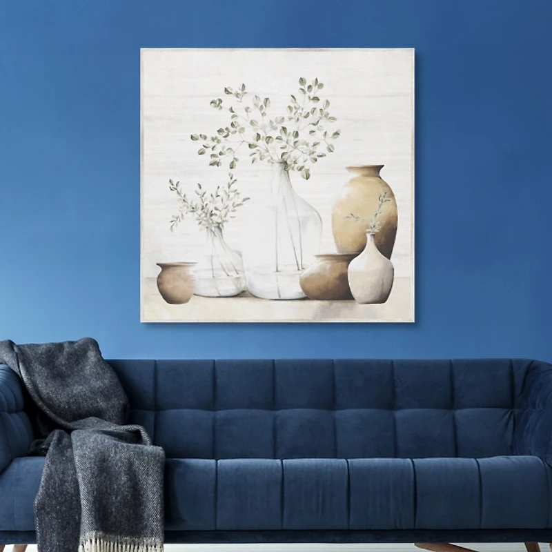 Sage Dreams Framed Canvas Art Print