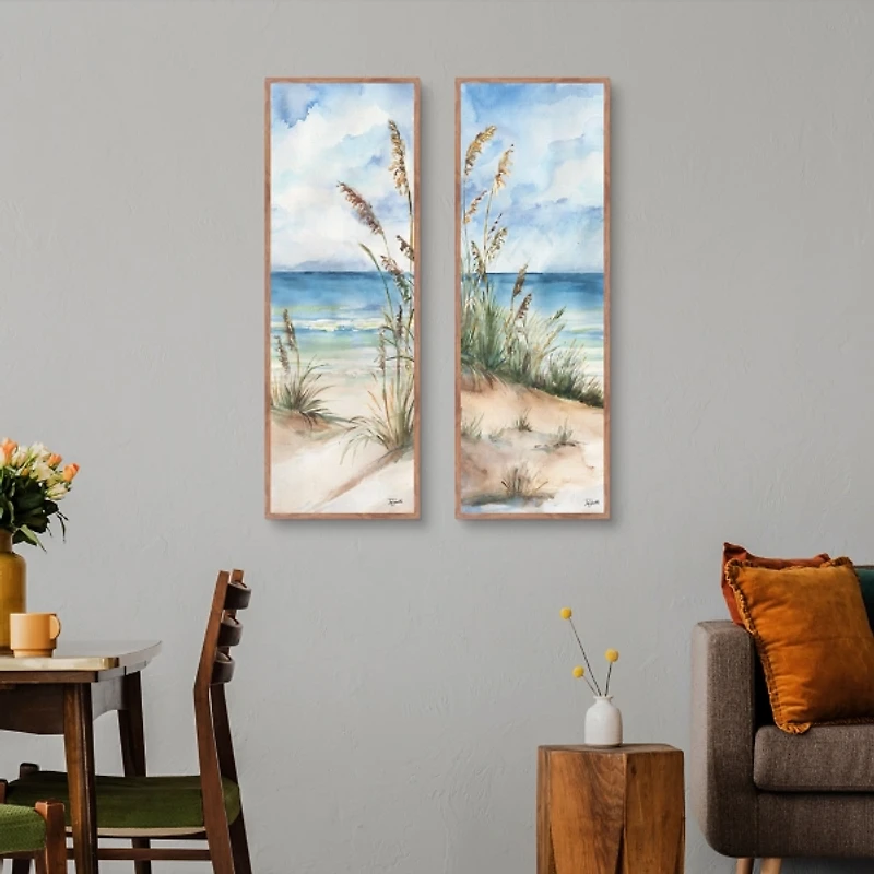Seaview Panel I & II 2-pc. Canvas Art Print Set