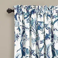 Blue and White Dolores Curtain Panel Set, 95 in.
