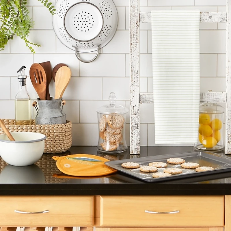 Orange 2-pc. Kitchen Towel and Pot Holder Set