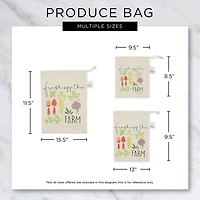 Market Veggies Produce Bags, Set of 3