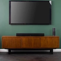 Wooden 3-Door Media Cabinet