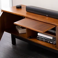 Wooden 3-Door Media Cabinet