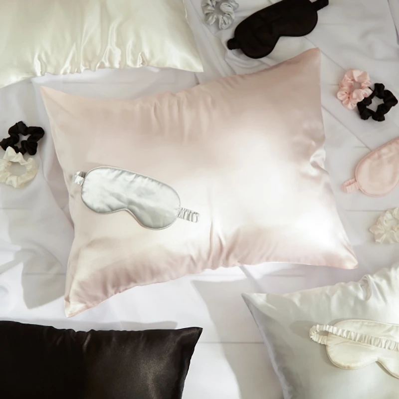 Pink Satin 5-pc. Sleep Accessory Set