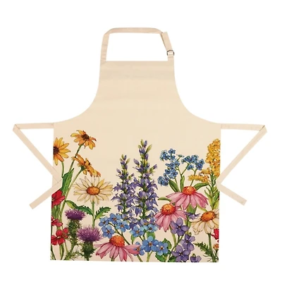 Multicolor Wildflowers Apron