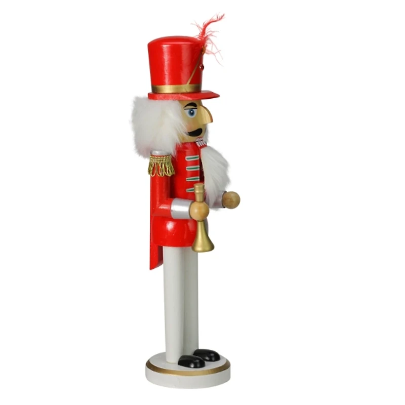 and White Wooden Nutcracker