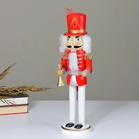 and White Wooden Nutcracker
