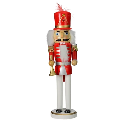 and White Wooden Nutcracker