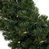 Pre-lit Canadian Pine Wreath