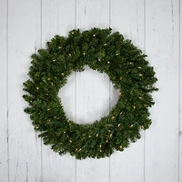 Pre-lit Canadian Pine Wreath