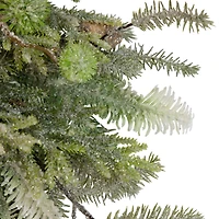 Frosted Foliage and Pinecone Wreath