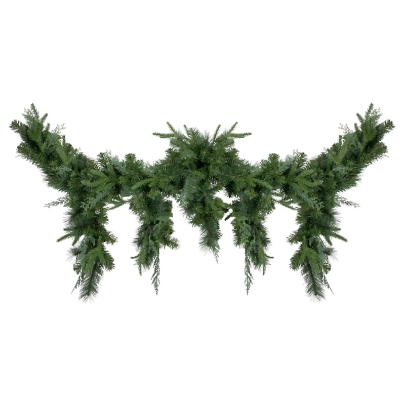Green Mixed Pine Icicle Garland