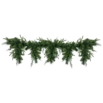 Green Mixed Pine Icicle Garland
