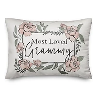 Personalized Most Loved Outdoor Lumbar Pillow