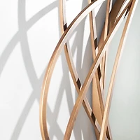 SAFAVIEH Sinsa Bronze Atomic Wall Mirror