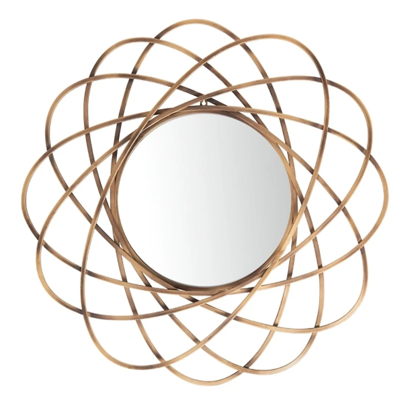 SAFAVIEH Sinsa Bronze Atomic Wall Mirror