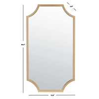 Elenin Gold Scalloped Wall Mirror