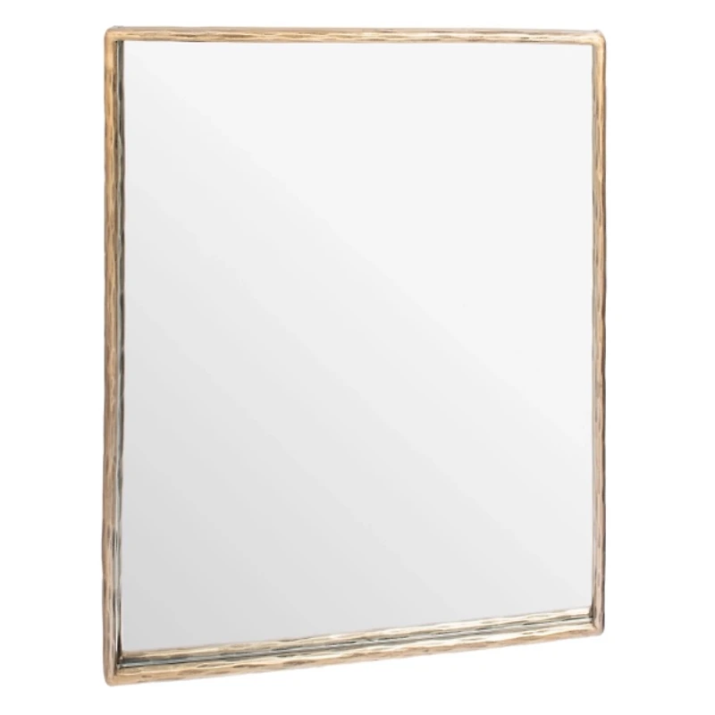 Trish Brass Forged Rectangle Wall Mirror