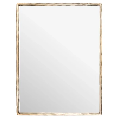 Trish Brass Forged Rectangle Wall Mirror