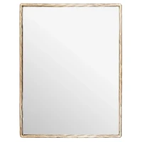 Trish Brass Forged Rectangle Wall Mirror