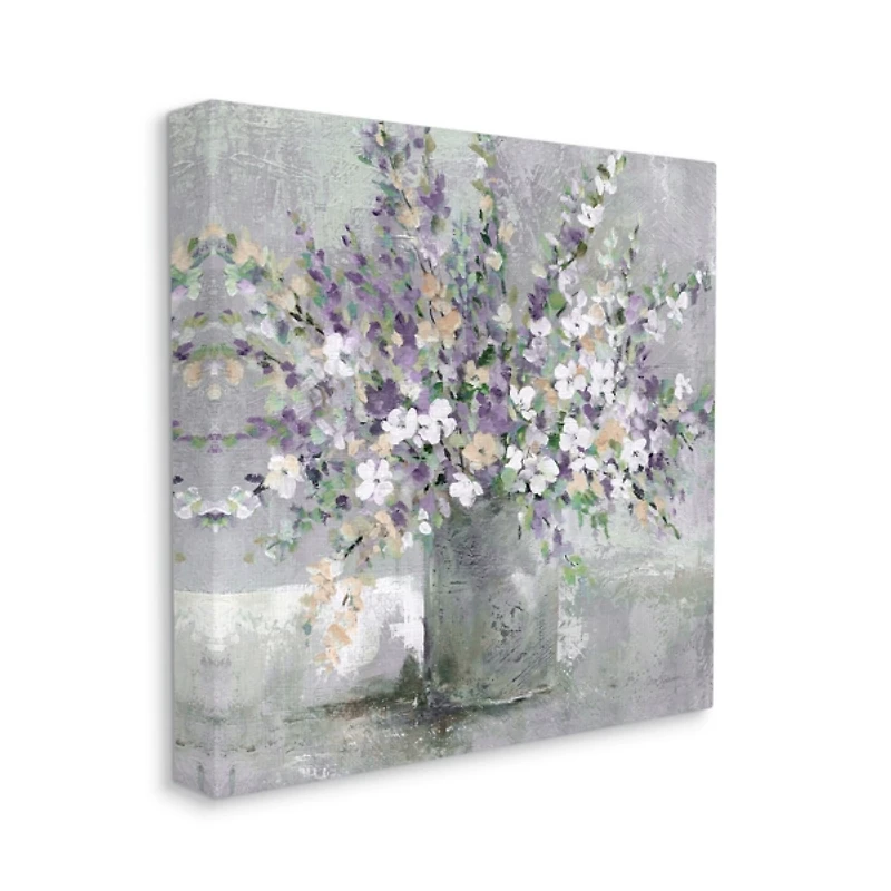 Blossoming Aster Bouquet Canvas Print, 24x24 in.