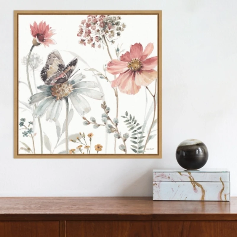 A Country Weekend II Framed Canvas Art Print