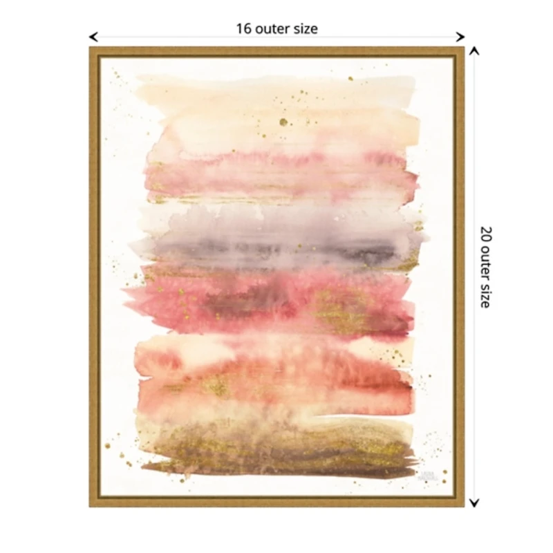 Desert Blooms I Framed Canvas Art Print