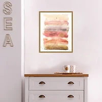 Desert Blooms I Framed Canvas Art Print