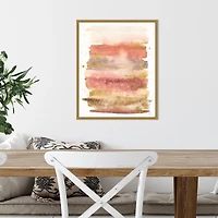 Desert Blooms II Framed Canvas Art Print