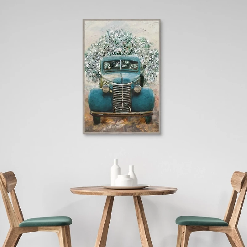 Country Summer Framed Canvas Art Print