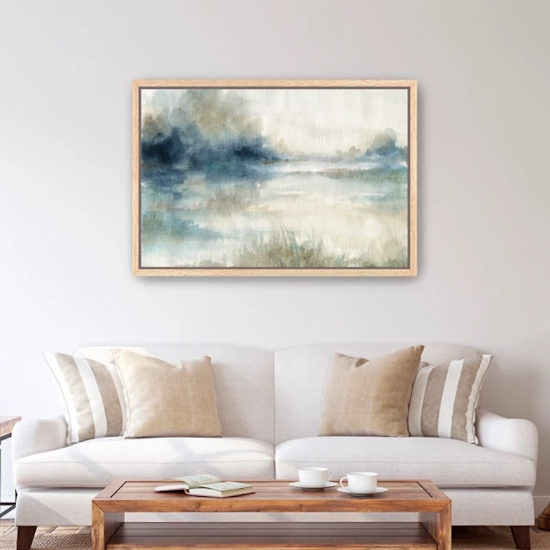 Still Evening Waters II Framed Canvas Art Print