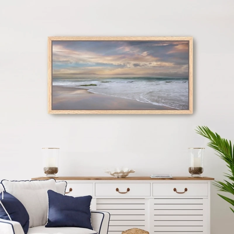 Soft Twilight Framed Canvas Art Print